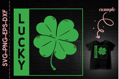 Lucky Green Shamrock St. Patrick&#039;s Day