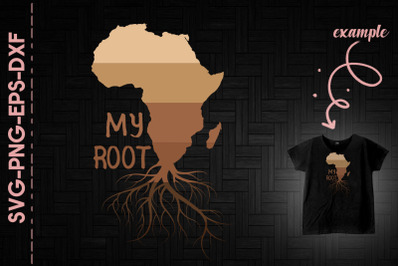 My Root Africa Map Black Lives Matter