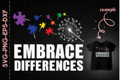 Embrace Differences Autism Awareness