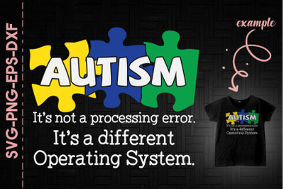 Autism Not Processing Error Different OS