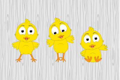 cute chick animal cartoon