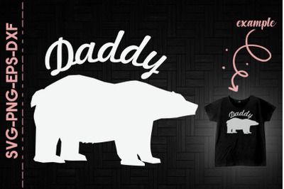 Papa Bear Daddy Fathers Day Gift Bear