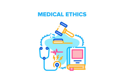 Medical Ethics Professional Vector Concept Color