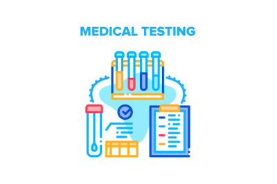 Medical Testing Laboratory Vector Concept Color