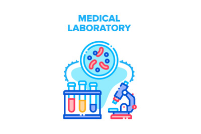 Medical Laboratory Research Vector Concept Color