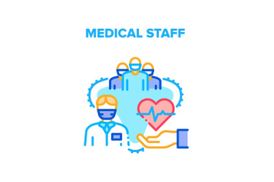 Medical Staff Consultation Vector Concept Color