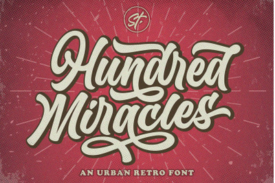 Hundred Miracles - Urban Retro Font