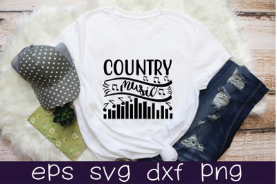 country music svg design