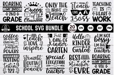 school svg bundle