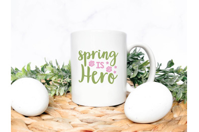 spring is hero svg design