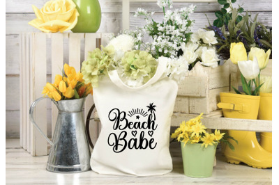 beach babe svg design