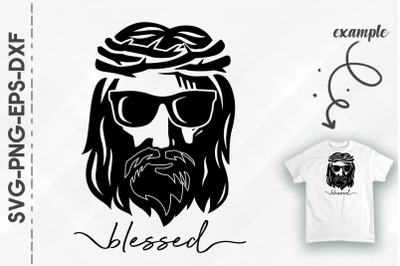 Blessed Jesus Christ Sun Glasses Fun