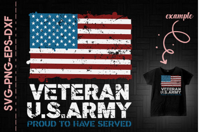 Veteran US Army Proud To Have Served