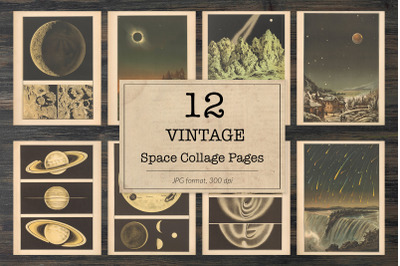 Vintage astronomy illustrations