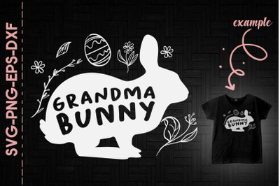Grandma Bunny Happy Easter Bunny