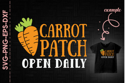 Carrot Patch Open Daily