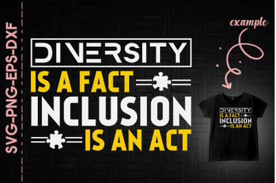 Diversity Is A Fact Inclusion Is An Act