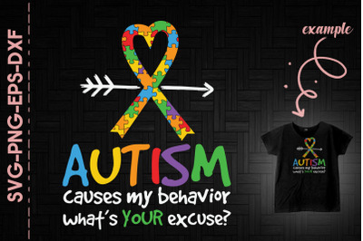 Autism Causes My Behavior