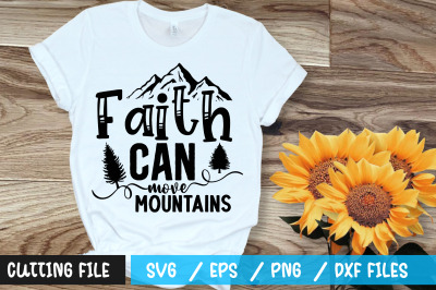 Faith can move mountains 2 svg