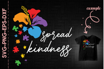 Spread Kindness Flower Puzzle Autism