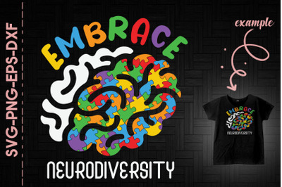 Embrace Neurodiversity Autism Brain