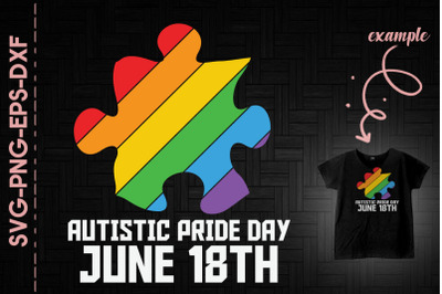 Autistic Pride Day June 18th Autism