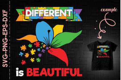 Different Is Beautiful Autism Awareness