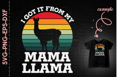 I Got It From My Mama Llama Mother&#039;s Day