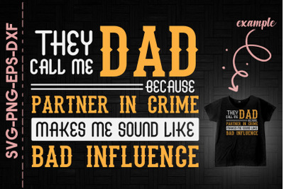 Partner In Crime Fun Father&#039;s Day Gift