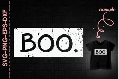 Boo Funny Halloween Costume