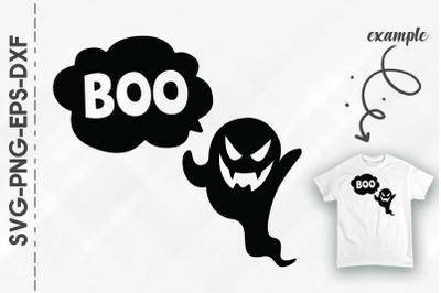 Boo Ghost Funny Halloween