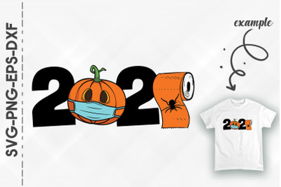 2020 Pumpkin Mask Paper Roll