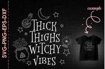 Witchy Vibes Funny Witch Quote Halloween