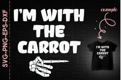 I&#039;m With The Carrot Halloween Costume