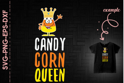 Candy Corn Queen Funny Halloween Costume