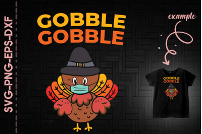 Gobble Gobble Thanksgiving Turkey Mask