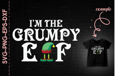 I&#039;m The Grumpy Elf Christmas Costume