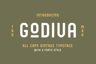 Godiva Vintage Font Family