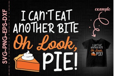 Can&#039;t Eat Another Pie Pumpkin Pie