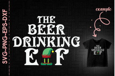 The Beer Drinking Elf Christmas Costume