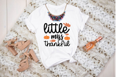 little miss thankful svg design