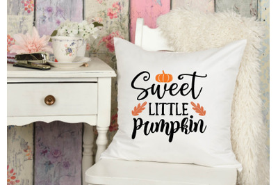 sweet little pumpkin svg design