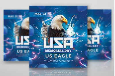 Memorial Day USA Flyer
