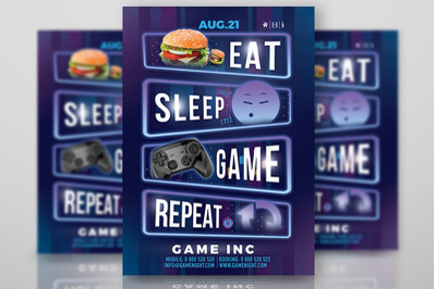 Gaming Life Club Flyer