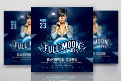 Full Moon Party Flyer