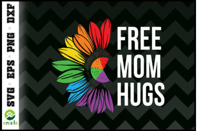 Free mom Hugs Rainbow LGBTQ&2B;