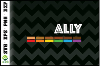 Rainbow Black Pride Ally Equality LGBT