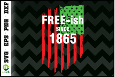 Free-ish Juneteenth Day Flag Black Pride