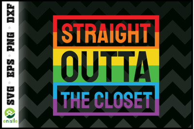 Straight Outta the Closet LGBT Pride