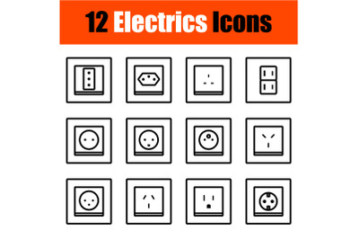 Electrics Icon Set